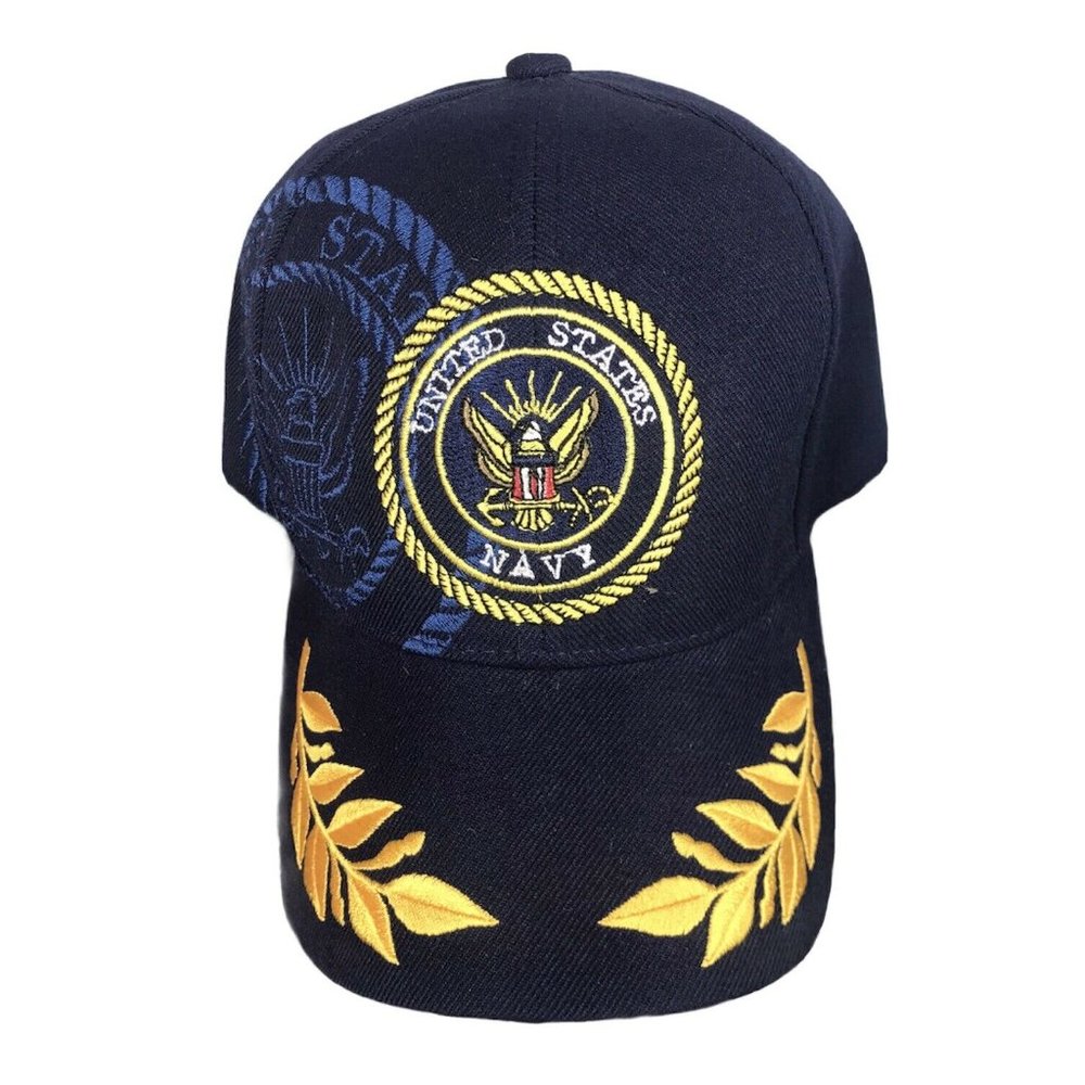 United States Navy Embroidered Gold Wings Hat NWT